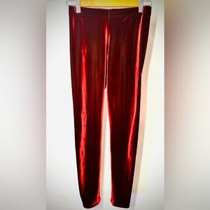 BlackMilk Mulled Wine Velvet Leggings